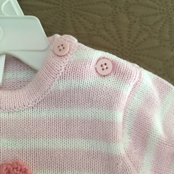 Baby Sweater Set NWT- Pink 3-6 months - Picture 6 of 8